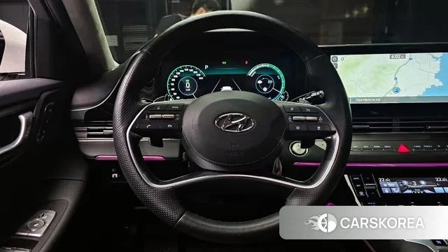 Hyundai The New Grandeur IG Hybrid 2021 Белый из Кореи, фото 4