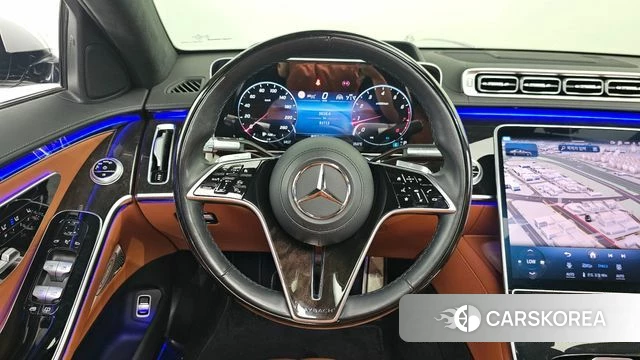 Mercedes-Benz S-Class W223 2022 Черный двухцветный из Кореи, фото 4