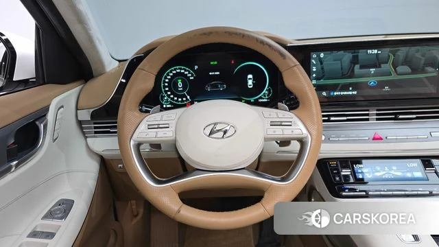 Hyundai The New Grandeur IG Hybrid 2021 Белый из Кореи, фото 4