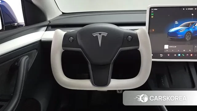 Tesla Model Y 2024 Синий из Кореи, фото 4