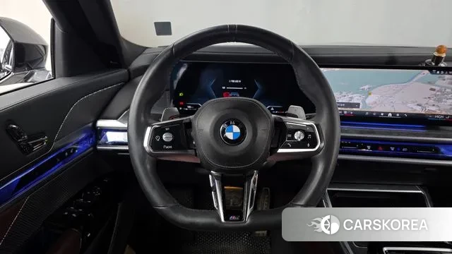 BMW 7 Series (G70) 2024 Черный из Кореи, фото 4