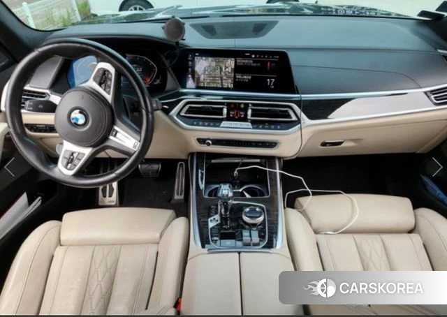 BMW X7 (G07) 2021 Черный из Кореи, фото 4
