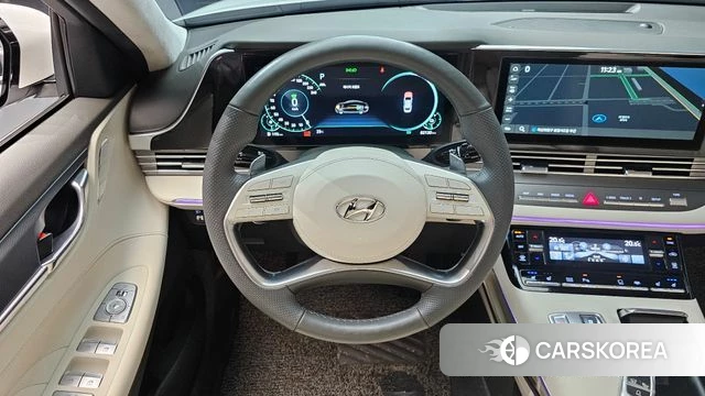 Hyundai The New Grandeur IG Hybrid 2022 Белый из Кореи, фото 4