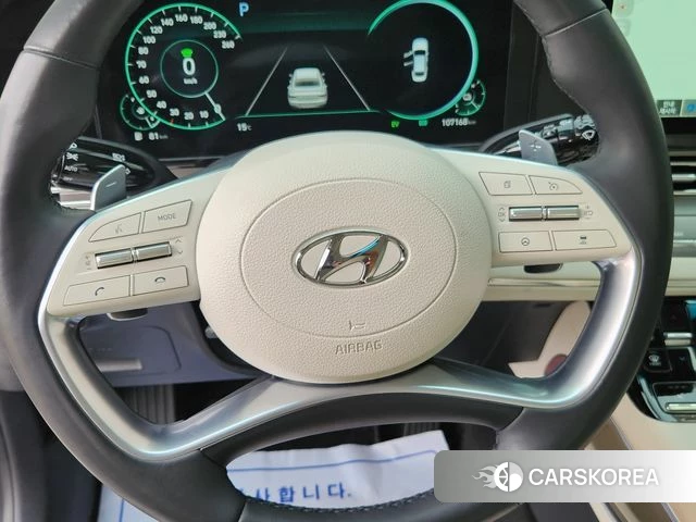 Hyundai The New Grandeur IG Hybrid 2021 Белый из Кореи, фото 4