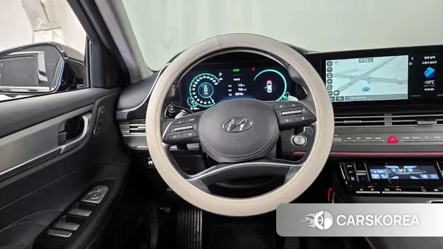 Hyundai The New Grandeur IG Hybrid 2022 Черный из Кореи, фото 4