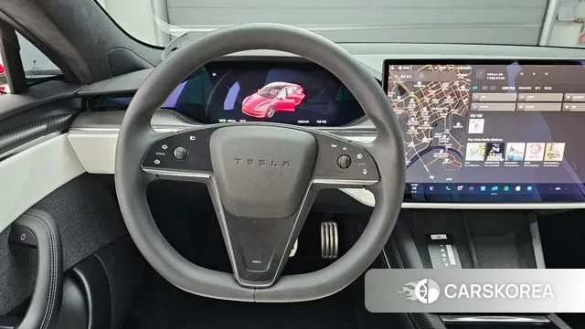 Tesla Model S 2023 Красный из Кореи, фото 4
