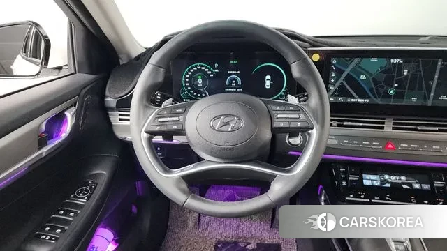 Hyundai The New Grandeur IG Hybrid 2020 Белый из Кореи, фото 4