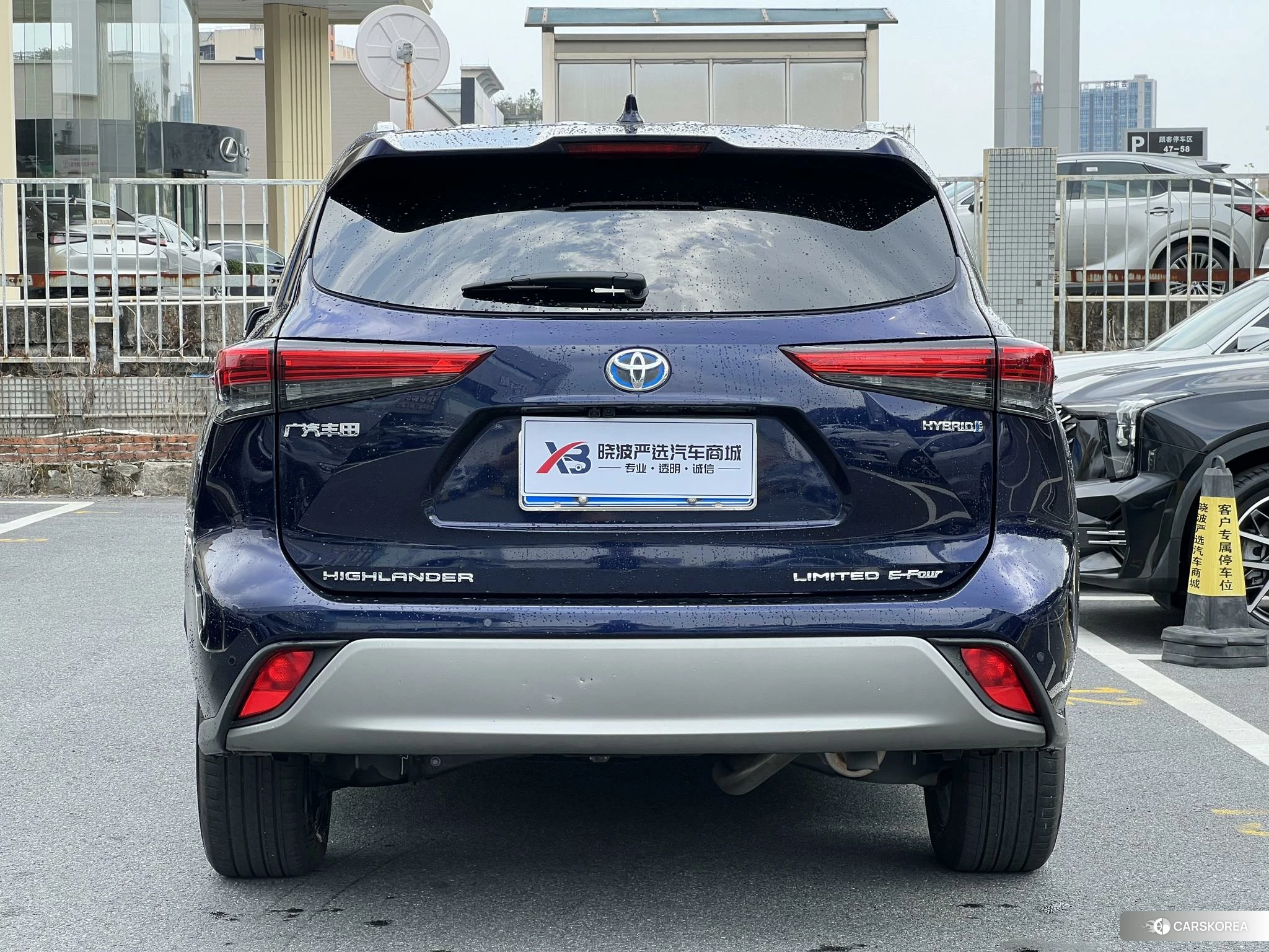 Toyota Highlander 2021 Синий из Китая, фото 4