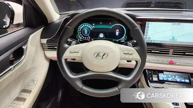 Hyundai The New Grandeur IG Hybrid 2021 Белый из Кореи, фото 4