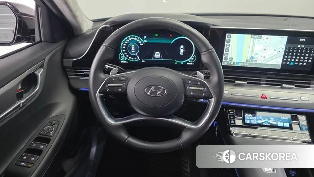 Hyundai The New Grandeur IG Hybrid 2022 Черный из Кореи, фото 4