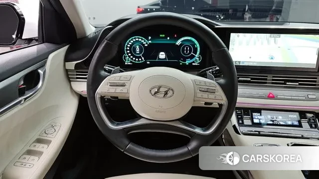 Hyundai The New Grandeur IG Hybrid 2022 Белый из Кореи, фото 4