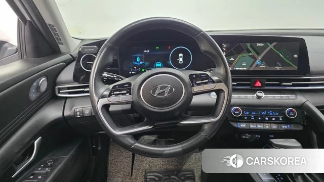 Hyundai Avante Hybrid (CN7) 2020 Белый из Кореи, фото 4