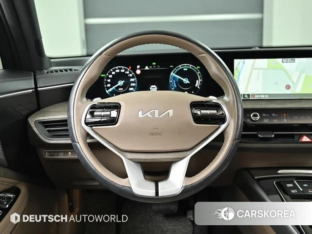 Kia K8 Hybrid 2023 Белый из Кореи, фото 4