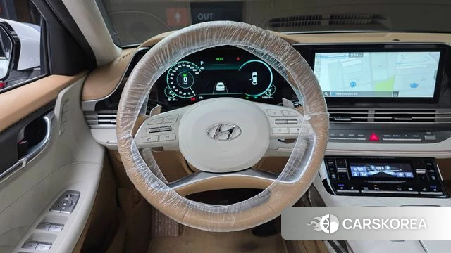 Hyundai The New Grandeur IG Hybrid 2021 Белый из Кореи, фото 4