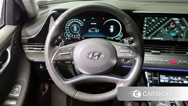 Hyundai The New Grandeur IG Hybrid 2020 Белый из Кореи, фото 4