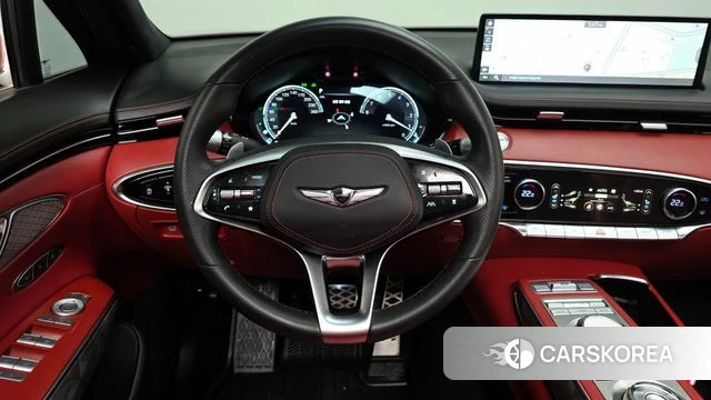 Genesis GV70 2021 Красный из Кореи, фото 4