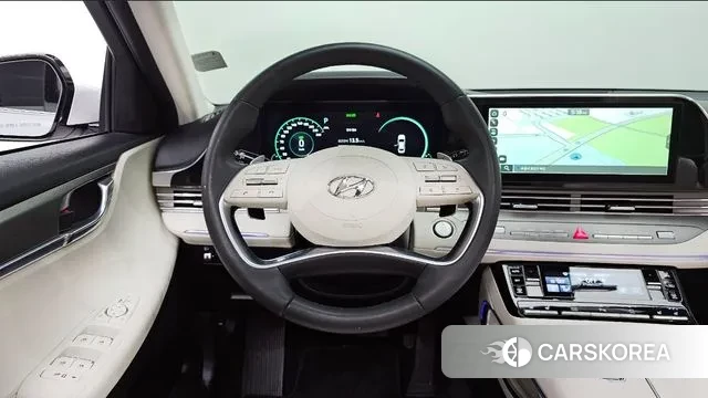 Hyundai The New Grandeur IG Hybrid 2022 Белый из Кореи, фото 4
