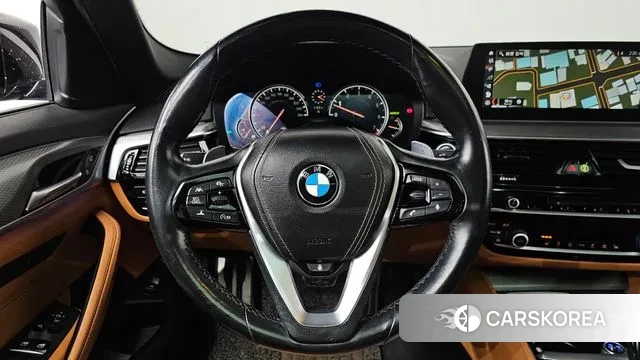 BMW 5 Series (G30) 2018 Синий из Кореи, фото 4