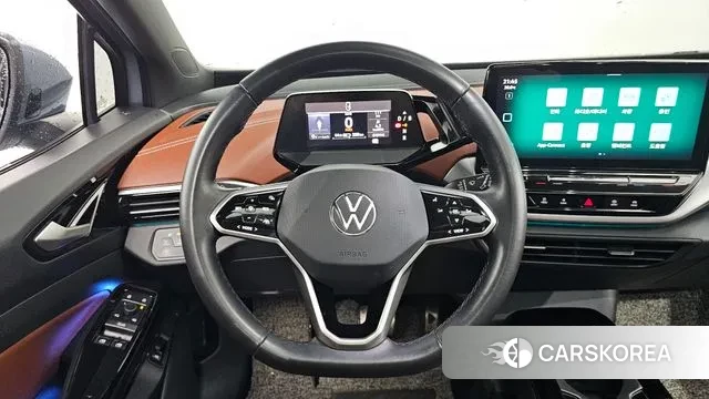 Volkswagen ID.4 2022 Небесно-голубой из Кореи, фото 4