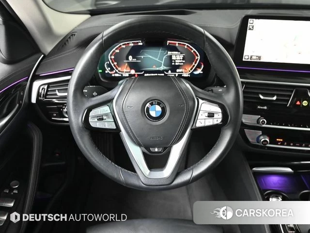 BMW 5 Series (G30) 2022 Черный из Кореи, фото 4