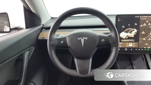 Tesla Model Y 2021 Белый из Кореи, фото 4