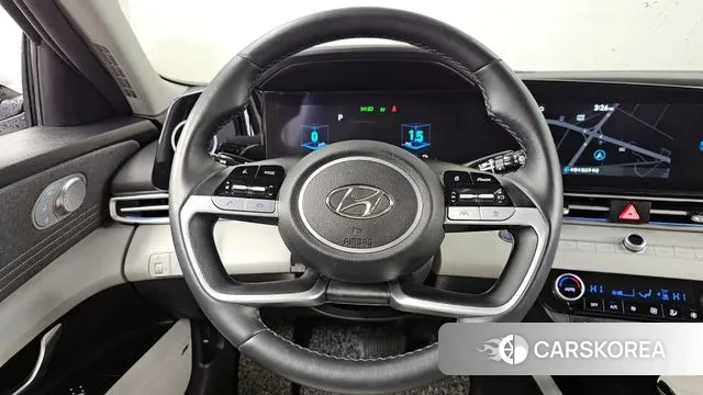 Hyundai Avante Hybrid (CN7) 2020 Белый из Кореи, фото 4