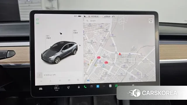 Tesla Model Y 2021 Серый из Кореи, фото 4