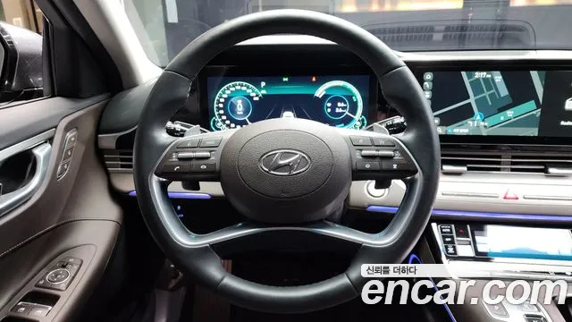 Hyundai The New Grandeur IG Hybrid 2021 Серый из Кореи, фото 4