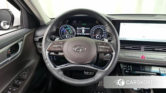 Hyundai The New Grandeur IG Hybrid 2020 Белый из Кореи, фото 4