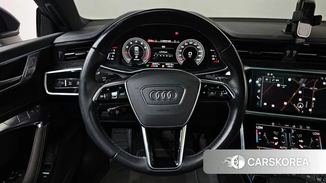 Audi A7 (4K) 2021 Синий из Кореи, фото 4