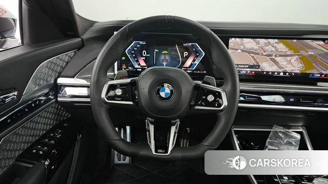 BMW 7 Series (G70) 2023 Черный из Кореи, фото 4