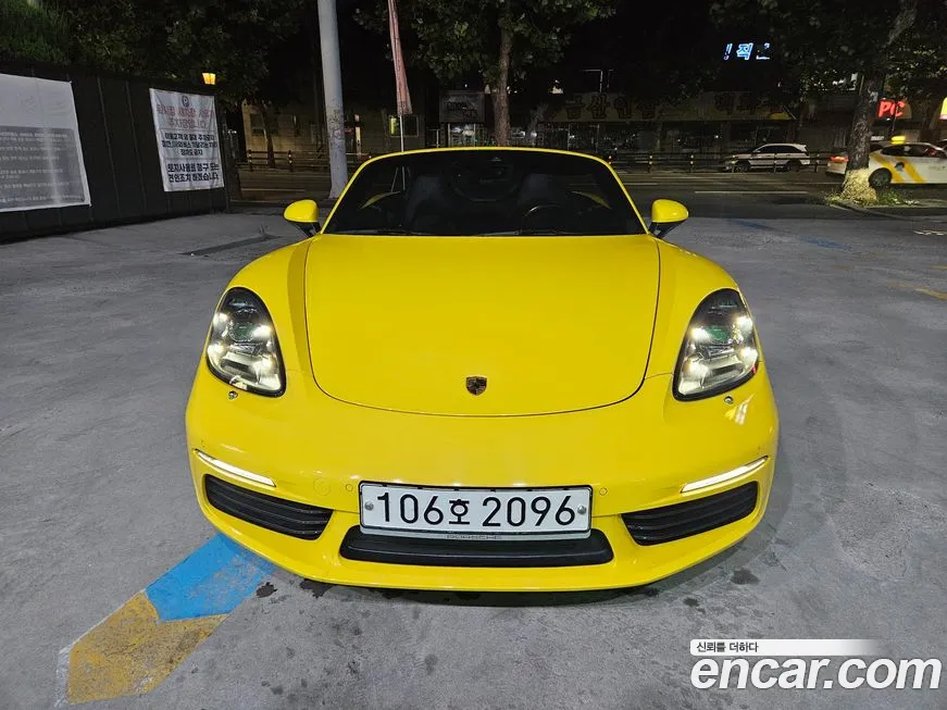 Porsche 718 Boxster 2020 Желтый из Кореи, фото 4