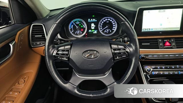 Hyundai Grandeur IG Hybrid 2018 Черный из Кореи, фото 4