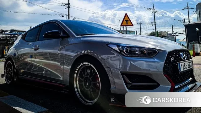 Hyundai Veloster (JS) 2020 Серебристо-серый из Кореи, фото 4