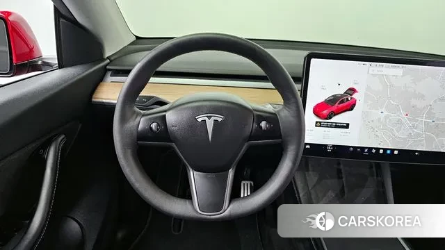 Tesla Model Y 2021 Красный из Кореи, фото 4