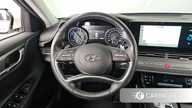 Hyundai The New Grandeur IG Hybrid 2022 Белый из Кореи, фото 4