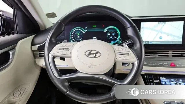 Hyundai The New Grandeur IG Hybrid 2021 Синий из Кореи, фото 4