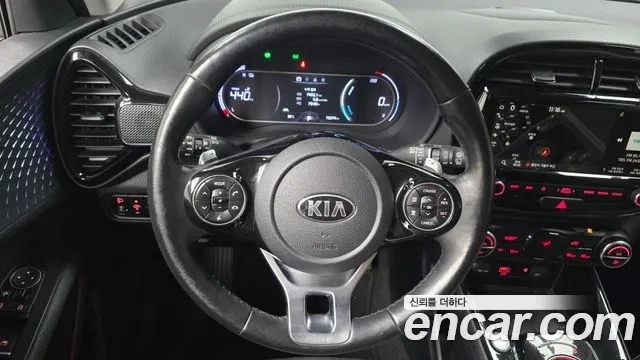 Kia Soul Booster EV 2019 Синий из Кореи, фото 4