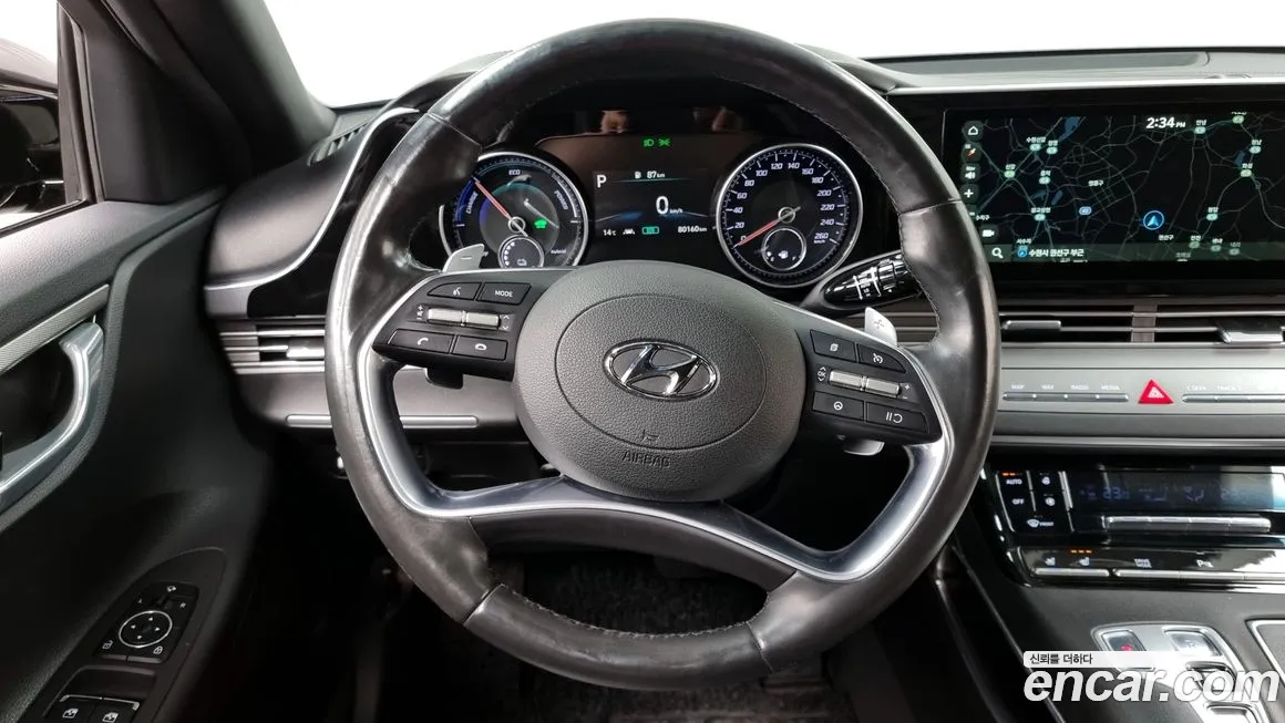 Hyundai The New Grandeur IG Hybrid 2020 Черный из Кореи, фото 4