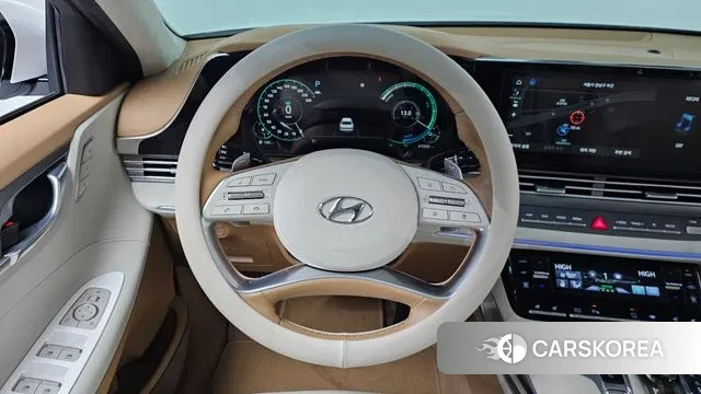 Hyundai The New Grandeur IG Hybrid 2020 Белый из Кореи, фото 4