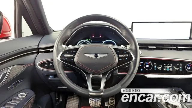 Genesis GV70 2021 Красный из Кореи, фото 4
