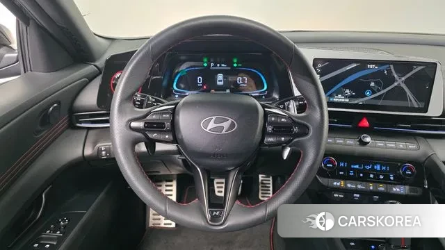 Hyundai The New Avante (CN7) 2025 Черный из Кореи, фото 4