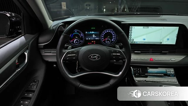 Hyundai The New Grandeur IG Hybrid 2021 Черный из Кореи, фото 4