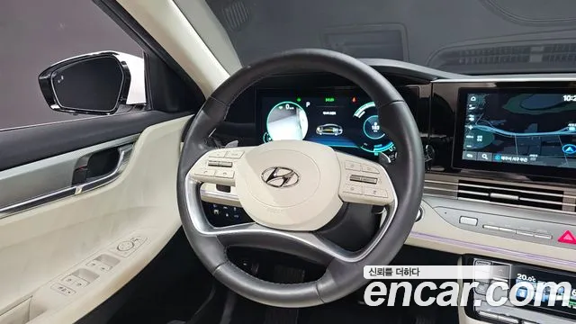 Hyundai The New Grandeur IG Hybrid 2021 Белый из Кореи, фото 4