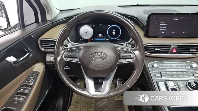 Hyundai The New Santa Fe 2021 Белый из Кореи, фото 4