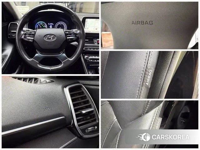 Hyundai Grandeur IG Hybrid 2019 Черный из Кореи, фото 4