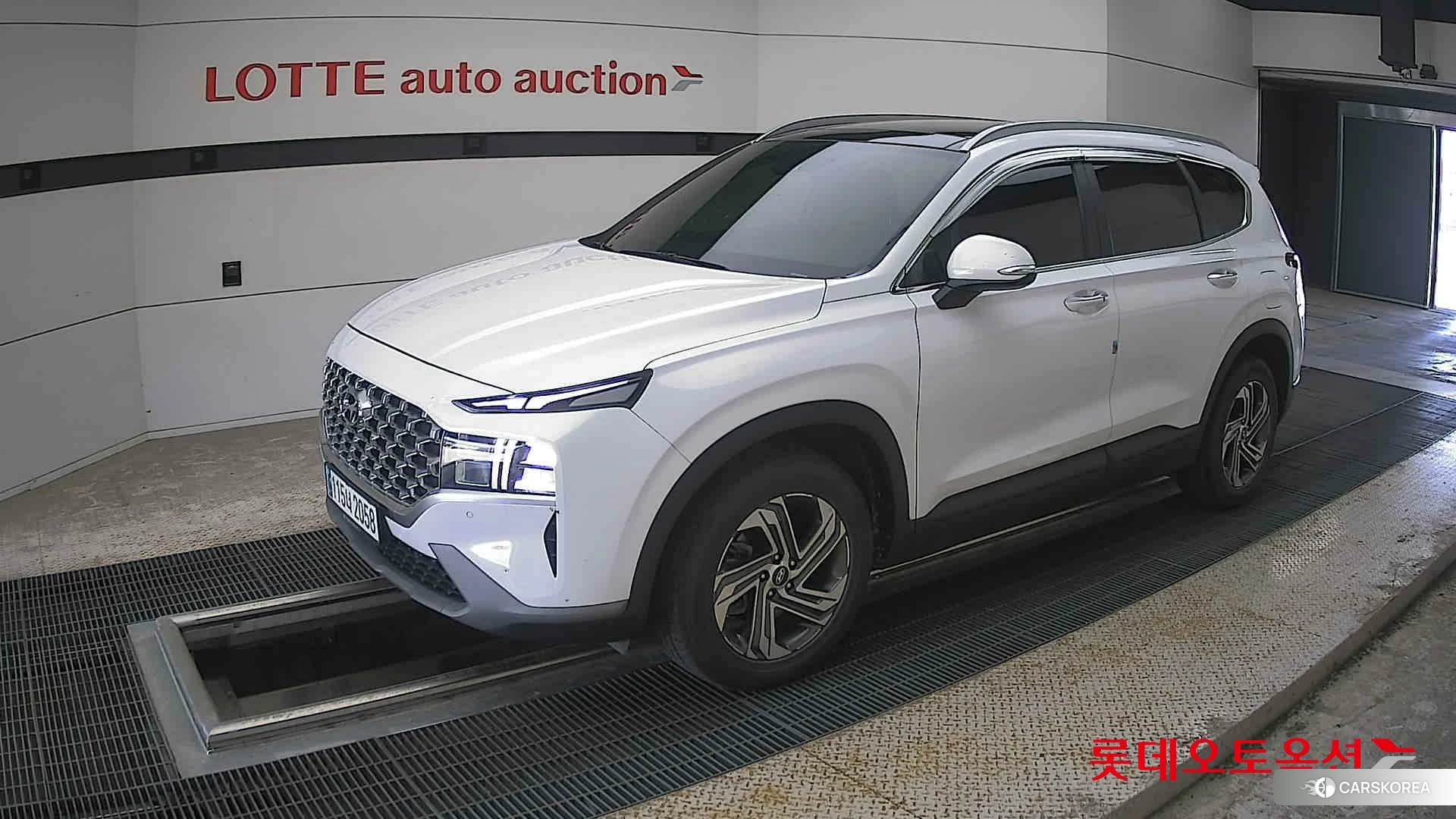 Hyundai Santa Fe 2021 Белый из Кореи, фото 4