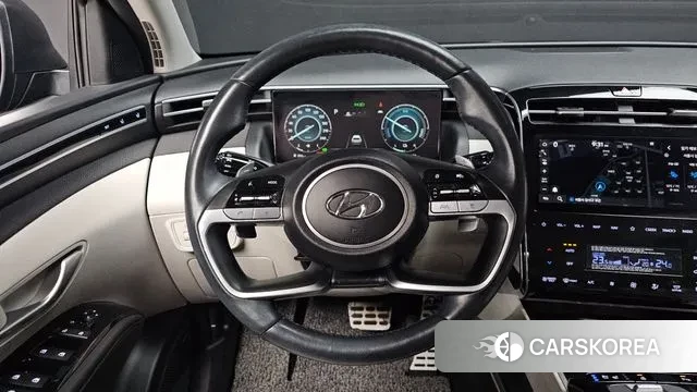 Hyundai Tucson Hybrid (NX4) 2021 Серый из Кореи, фото 4