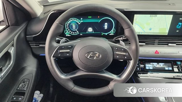 Hyundai The New Grandeur IG Hybrid 2021 Белый из Кореи, фото 4