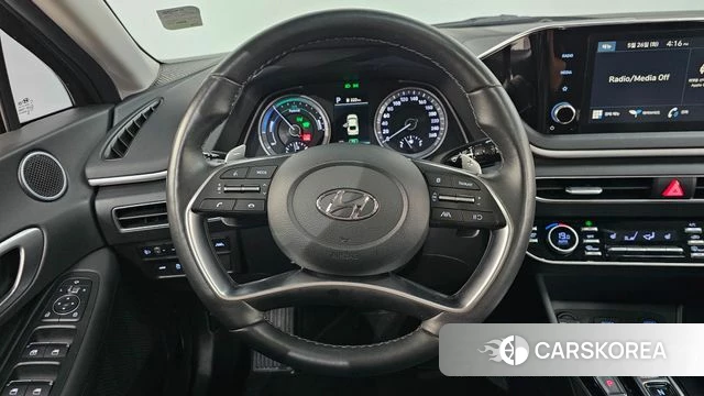 Hyundai Sonata Hybrid (DN8) 2023 Черный из Кореи, фото 4